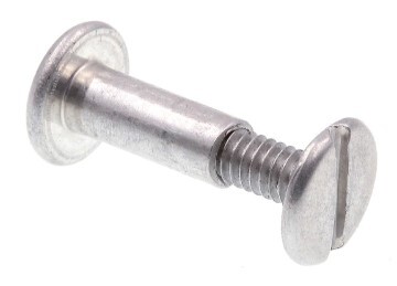 1/4 SCREW (FOR 3/16 & 1/4 POSTS) ALUMINUM SCREW - BINDING POST